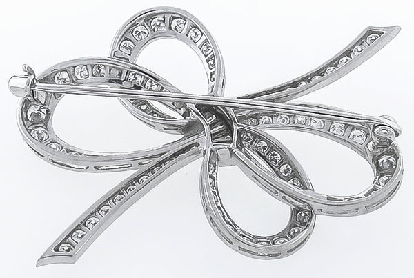 Vintage 3.50ct Diamond Pin