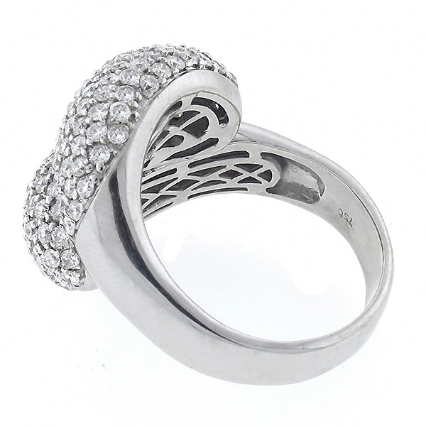 Vintage 3.87ct Diamond Cocktail Ring