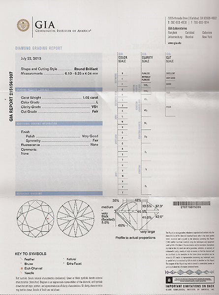Vintage Sophia D. 1.02ct Diamond Engagement Ring