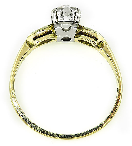 Antique 0.50ct Diamond Engagement Ring