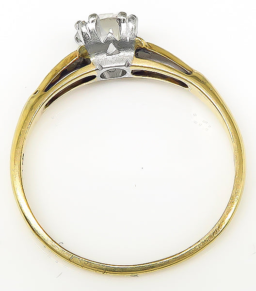 Victorian Antique 0.50ct Diamond Engagement Ring