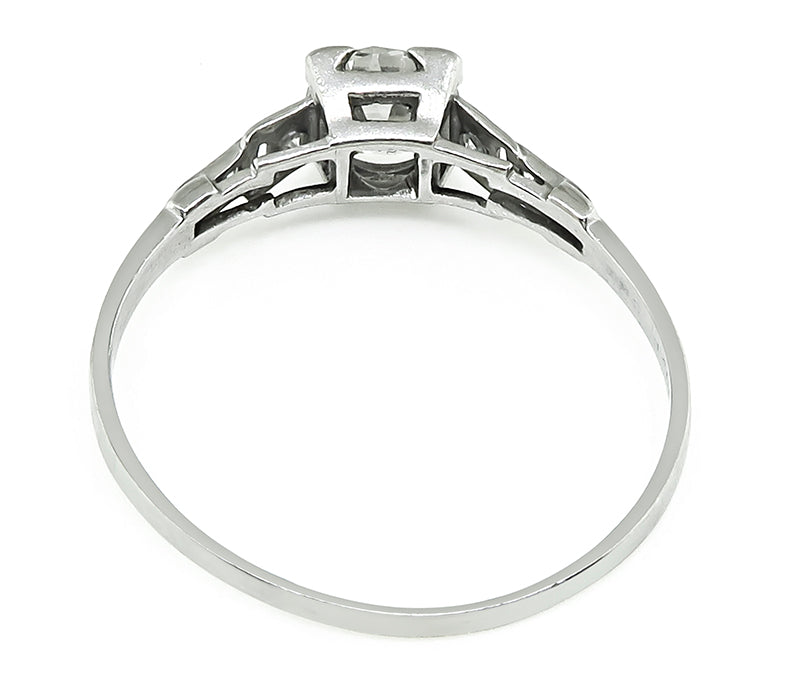 Estate 0.80ct Diamond Engagement Ring