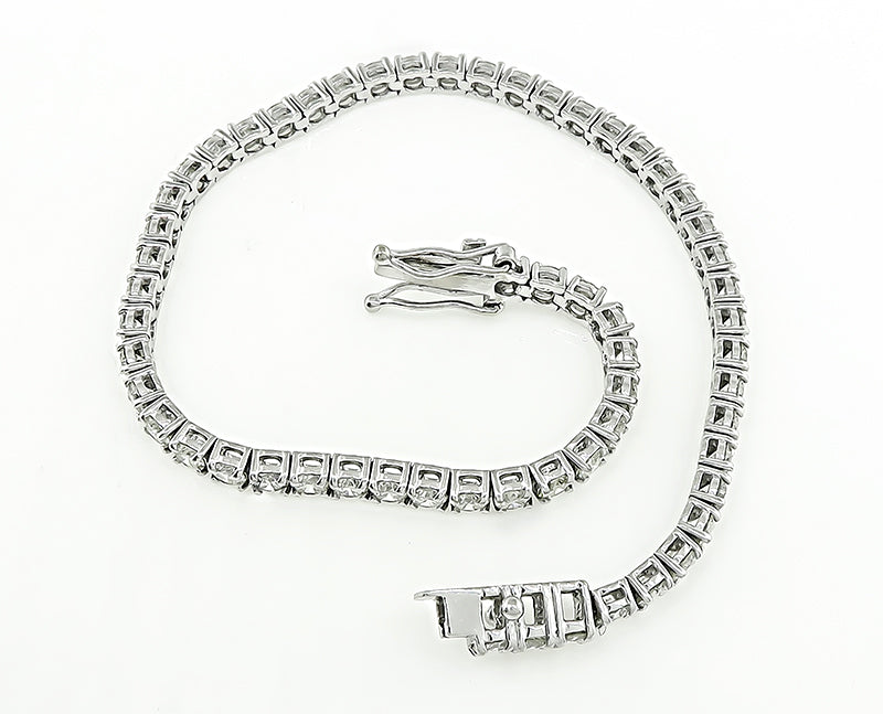 Estate 3.50ct Diamond Tennis Bracelet