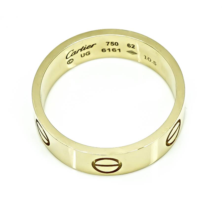 Cartier Love Yellow Gold Wedding Band