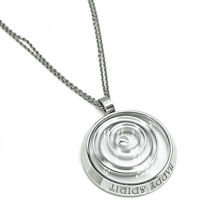 Estate Chopard Diamond Happy Spirit Pendant Necklace