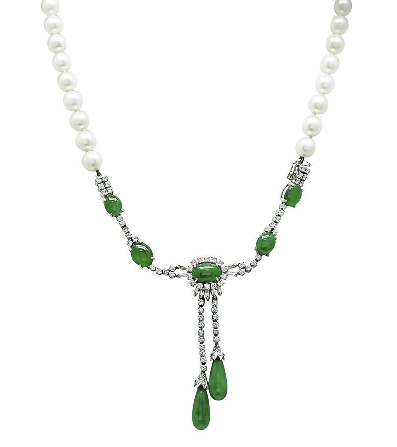 [2010] デイヴィッド・ベイリー シュタイデル社 Estate Marsh's GIA Certified A Type Fei Cui Jade 2.00ct Diamond