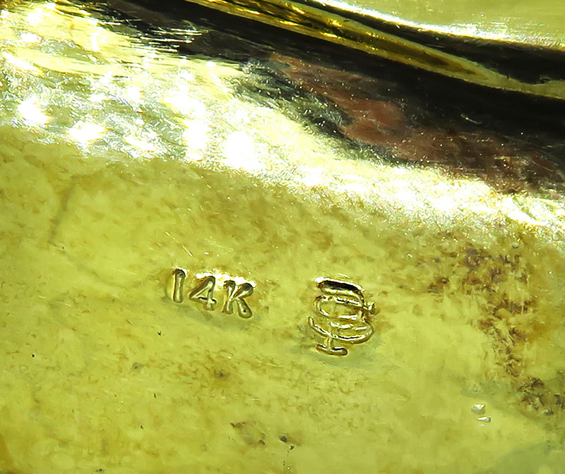 Estate Spitzer and Fuhrmann 6.50ct Diamond Gold Bangle