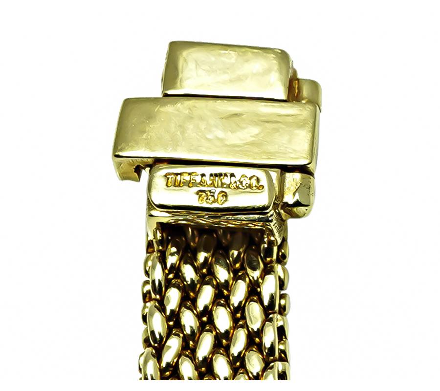 Estate Tiffany & Co Gold Weave Necklace