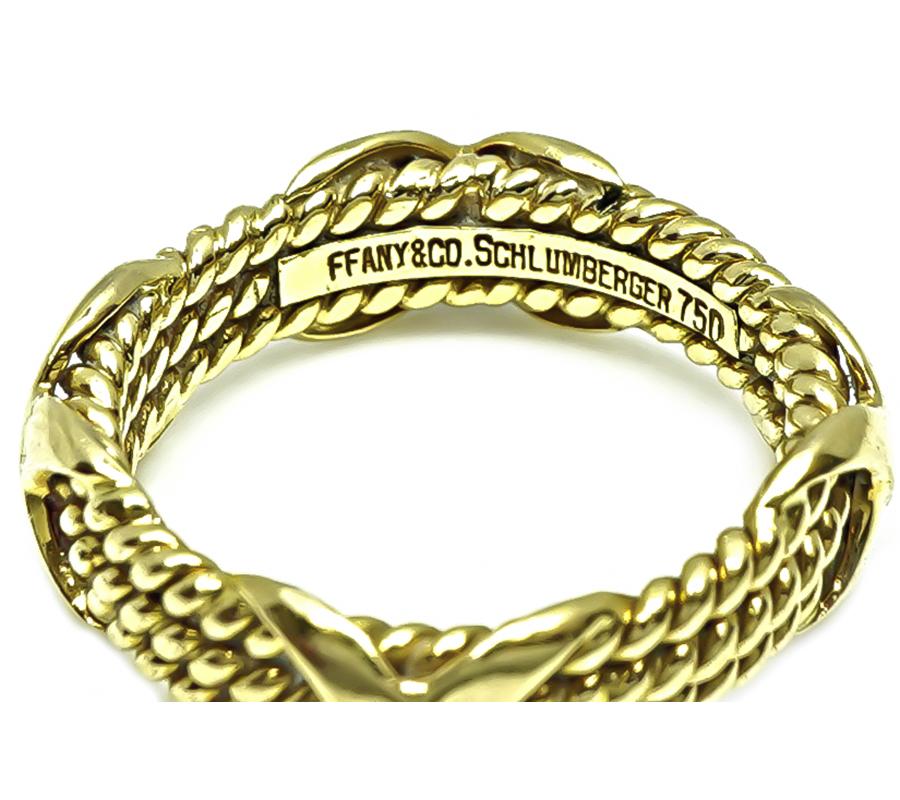Estate Tiffany & Co Schlumberger Gold Ring