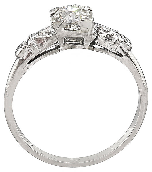 Vintage 0.59ct Diamond Engagement Ring