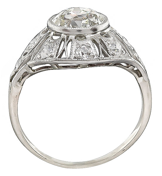 Vintage 1.52ct Diamond Engagement Ring