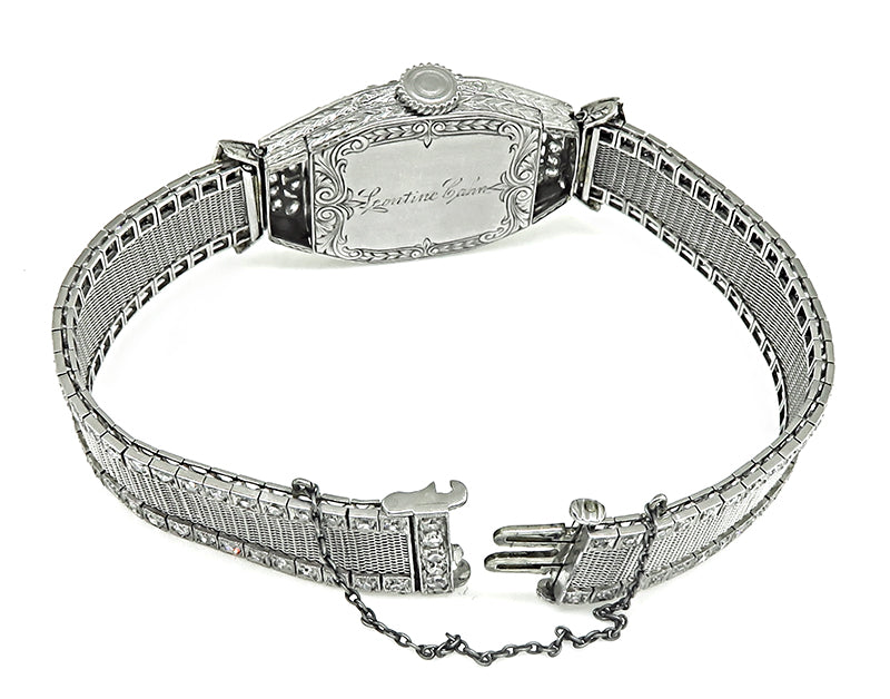 Art Deco 4.00ct Diamond Watch