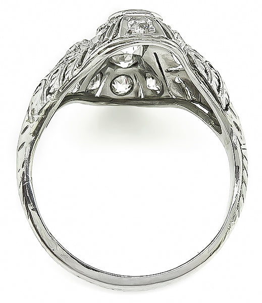 Art Deco 1.25ct Diamond Ring