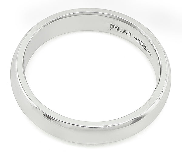 Estate 4mm Platinum Wedding Band