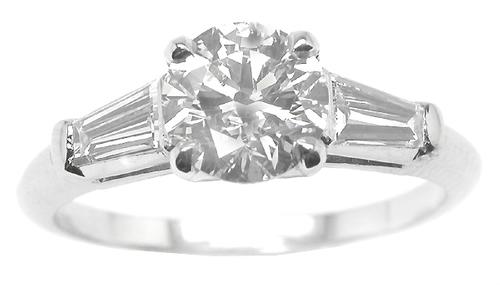 Vintage Diamond Engagement Ring GIA Certified