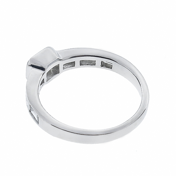 diamond 18k white gold engagement ring 1