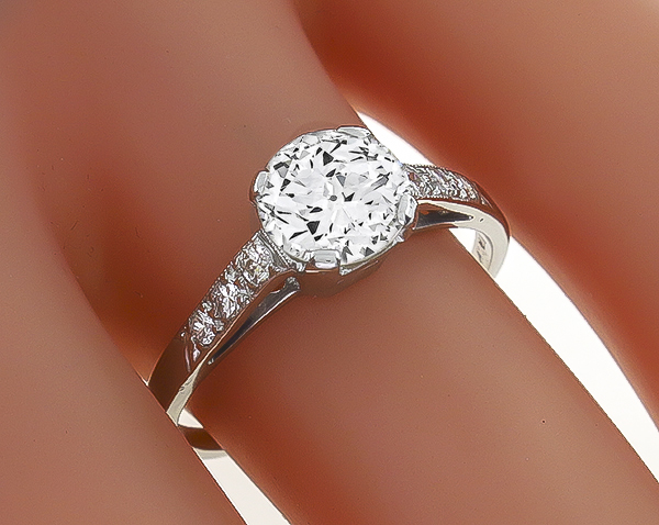 1.23ct diamond engagement ring photo 1
