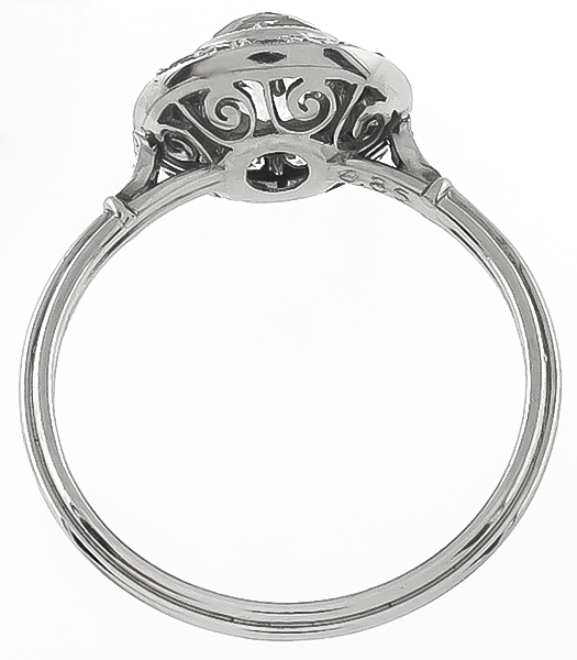 EGL Certified 0.85ct Diamond Engagement Ring Photo1