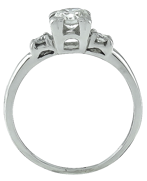 Estate 0.45ct Diamond Engagement Ring Photo 1