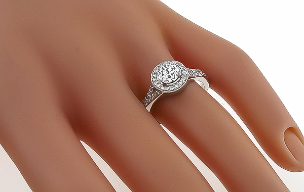 Estate 0.75ct Diamond Engagement Ring Photo 1
