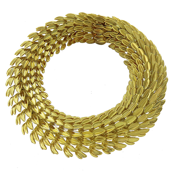 Gold Foliage Bracelet 