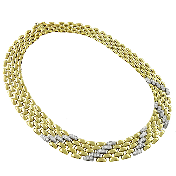 Diamond Gold Chain   Necklace