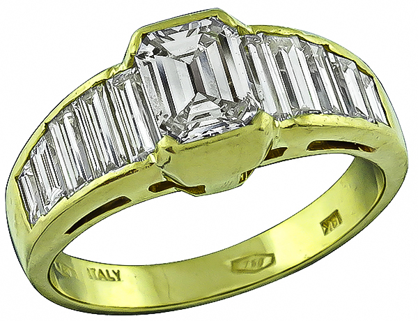 Estate 0.99ct Diamond Engagement Ring Photo 1