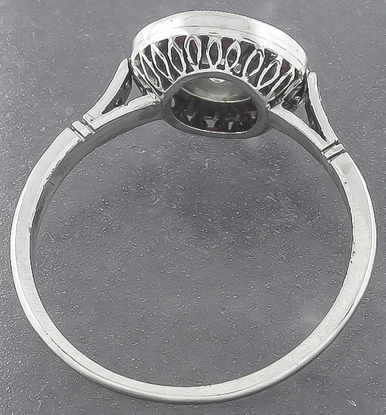 GIA Certified 0.63ct Diamond Engagement Ring Photo 1
