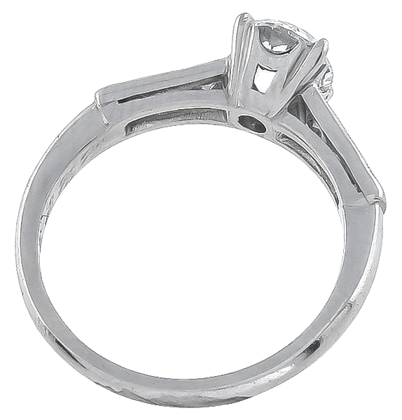 GIA Certified 1.00ct Diamond Engagement Ring Photo 1