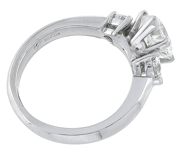 gia certified 1.01ct diamond engagement ring photo 1