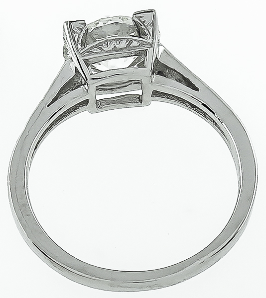 GIA Certified 1.64ct Diamond Engagement Ring Photo 1