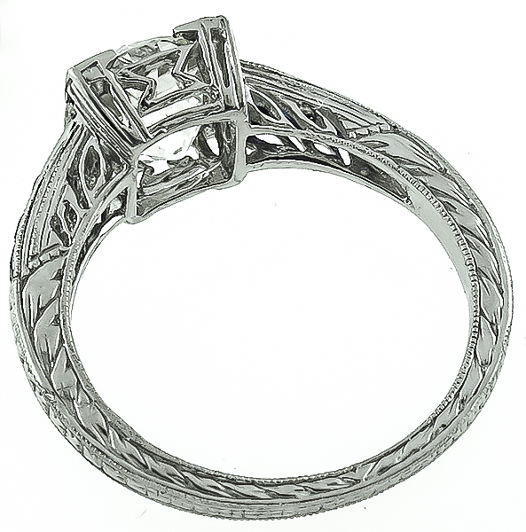 GIA Certified 2.01ct Diamond Sapphire Engagement Ring Photo 1