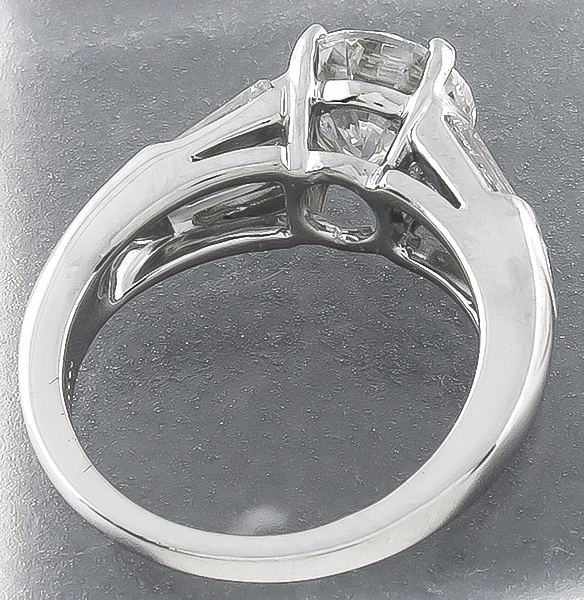 GIA Certified 2.02ct Diamond Engagement Ring Photo 1