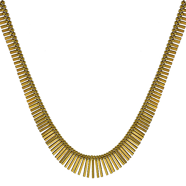 Unoaere 1940s 14k Yellow Gold Necklace