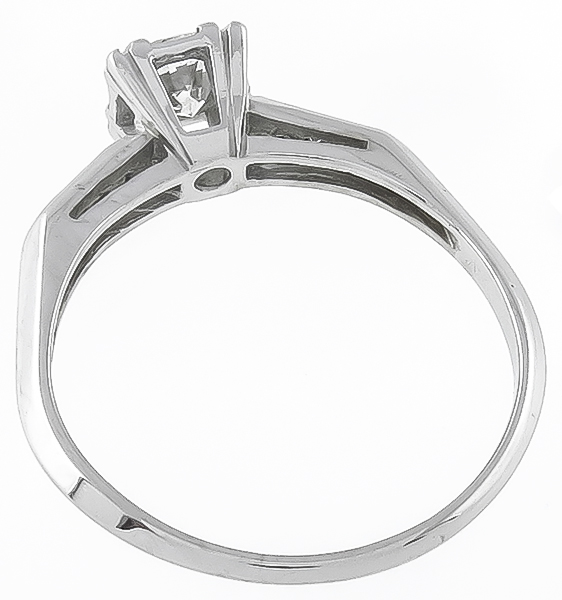 Vintage 0.46ct Diamond Engagement Ring Photo 1