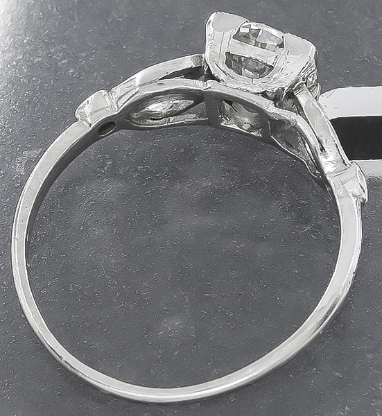 Vintage 0.93ct Diamond Engagement Ring Photo 1