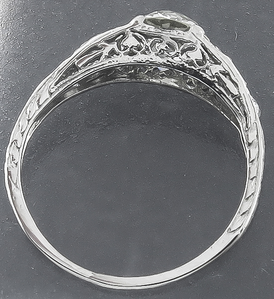 Vintage EGL Certified 1.08ct Diamond Engagement Ring Photo 1