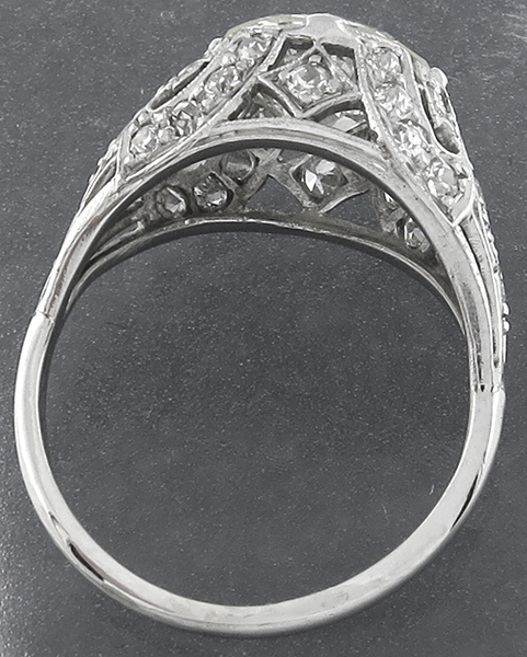 Vintage EGL Certified 2.34ct Diamond Engagement Ring Photo 1