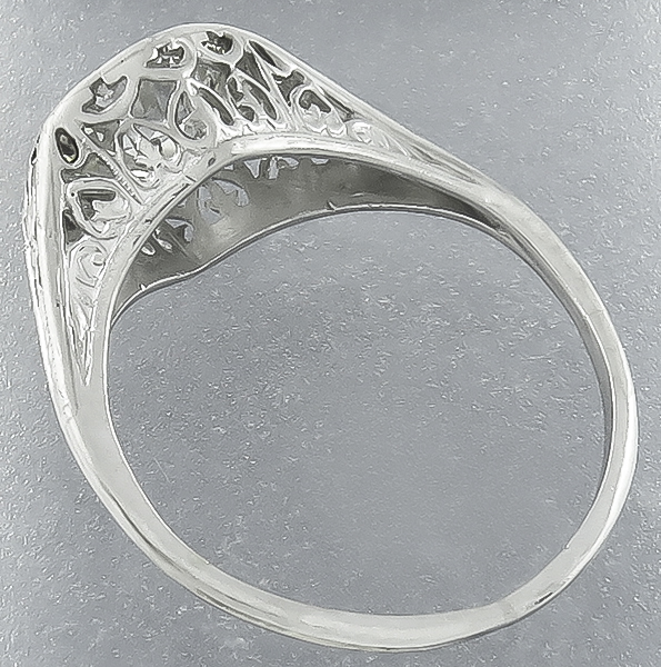 Vintage GIA 1.53ct Diamond Engagement Ring Photo 1