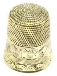 thimble cufflinks