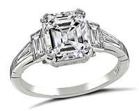Estate GIA Certified 2.02ct Diamond Engagement Ring