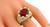 10.00ct pink tourmaline 2.50ct diamond ring photo 2