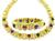 65.00ct Multi Color Stone 8.00ct Diamond Heart Necklace and Bracelet Set