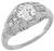 antique 1.01ct diamond engagement ring photo 1