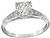 Antique 1.06ct Diamond Engagement Ring Photo 3