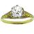 diamond 18k yellow gold engagement ring  3