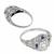 sapphire diamond platinum engagement  ring 3