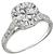 Antique GIA Certified 2.09ct Diamond Engagement Ring Photo 1
