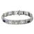 14k white gold Edwardian diamond and sapphire bracelet 3