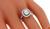 egl certified 1.00ct diamond engagement ring photo 2